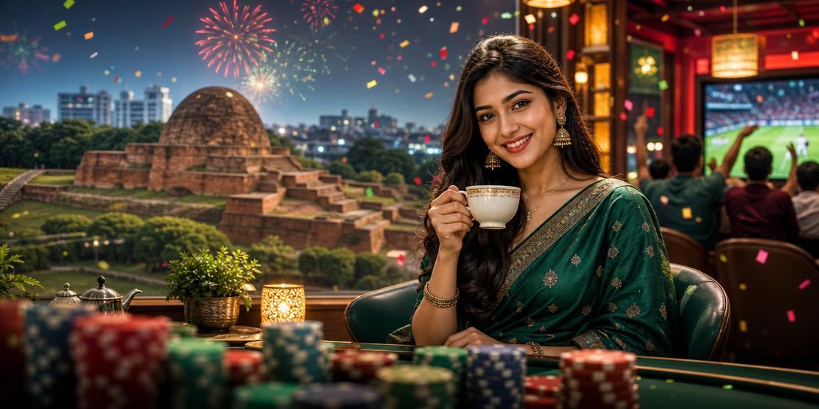 কুমিল্লায় বিনোদন প্ল্যাটফর্মে লাল-সবুজ থিমে গেম খেলছেন একজন বাংলাদেশি