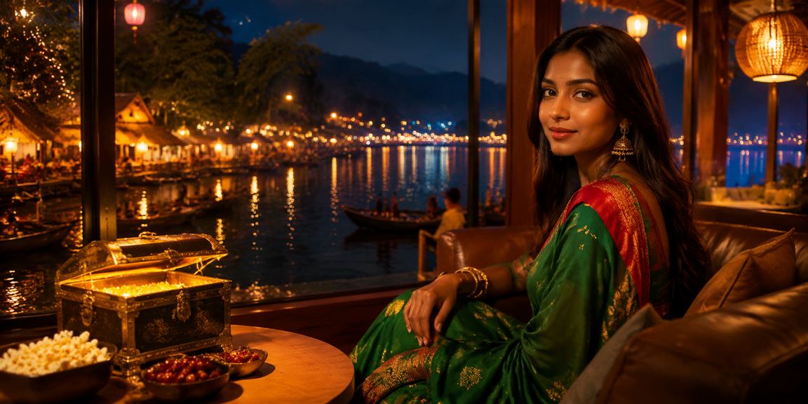 রাঙামাটির রাতের বাজারে ক্যাসিনো বেটিং পরিবেশের আলোকচিত্র